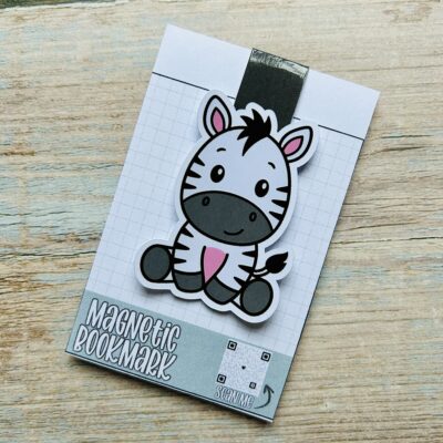 Zebra Magnetic Bookmark