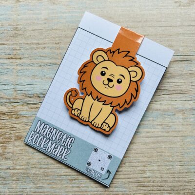 Lion Magnetic Bookmark