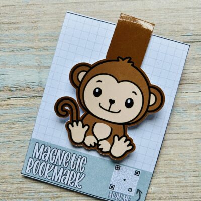 Monkey Magnetic Bookmark