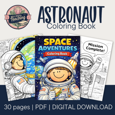 Space Adventures Coloring Book